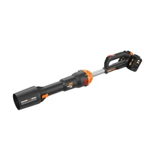 WORX - WG585 40V 165 MPH 620 CFM Cordless Blower (2 x 4.0 Ah Batteries and 1 ...