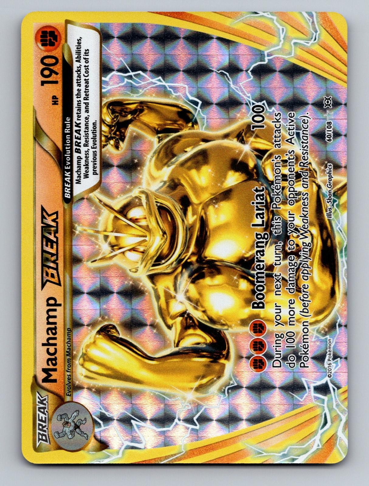 Machamp BREAK 60/108 Evolutions BREAK Rare Holo Near Mint
