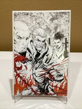 Fireborn 1 - Cover L Tyler Kirkham Variant Black White Blood Full Art Image 