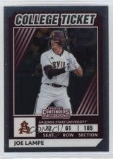 2022 Panini Elite Extra Edition College Tickets Optic Joe Lampe #CTO-18 0c2