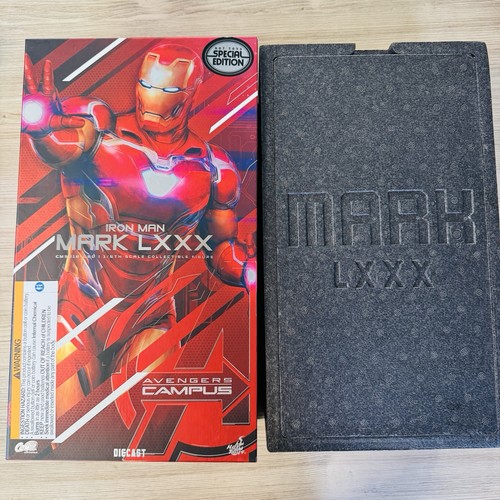 IRON MAN Marvel Disney Hot Toys Mark LXXX 1/6 DieCast Figure Avengers Campus D23 - Picture 7 of 12