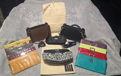 Miche Classic Bag Bundle 9 Shells 2 Handles 1 Hanger Purse Lot w-Retired Shells