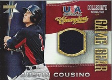 2013 USA Baseball Champions Game Gear Jerseys #29 Austin Cousino Jersey BB