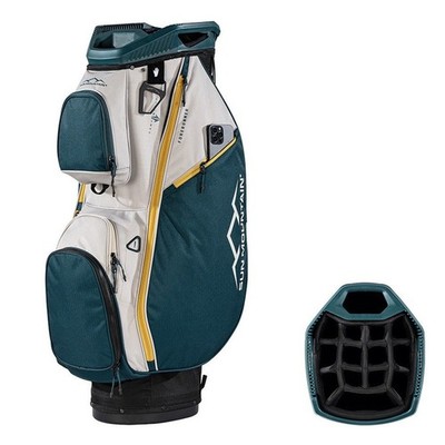 Sun Mountain ForeRunner 14-fach Cart Trolley Golftasche schwarz Pond Sand 2026