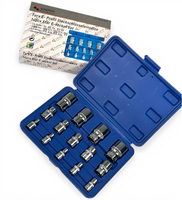14X Torx SteckschlüSsel Satz E4-E24 NÜSse 1/2 3/8 Zoll E-Profil StecknüSse