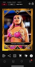 DIGITAL TOPPS WWE SLAM Tiffany Stratton SLAM TIER 5 GOLD *Read