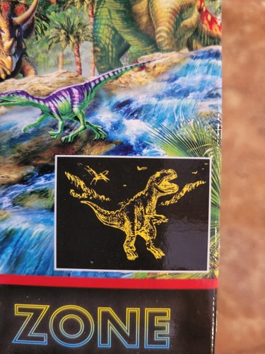 New Dinosaurs Ceaco Glow Zone Puzzle With Poster 100 Piece Never Opened - Picture 2 of 5