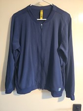 AWESOME WONDERWINK NAVY BLUE SCRUB JACKET SZ M