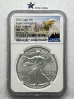 2021 Silver Eagle T-2 NGC MS70 Early Releases Eagle Label