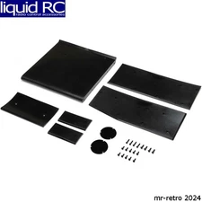 Losi -1892 Wing Panel Set Black: 22S Sprint