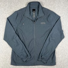 Vuori Venture Track Jacket Full Zip Stretch Performance Large Mens Blue Active