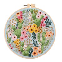 Stickset FüR AnfäNger Und Stickbegeisterte, Inklusive Blumenlandschaft Mit 7276