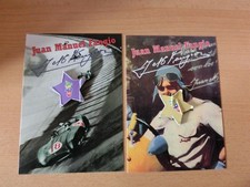 Juan Manuel Fangio-2 Mercedes Karten ,Sammlerstücke mit Druckautogramm,AB-71