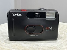 Vivitar PS35 35MM Film Point and Shoot Film Camera For Parts ONLY Vintage
