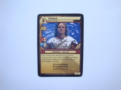 Cronus, God of Fate - PROMO - 2P2 - Stargate TCG SG1