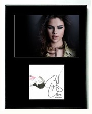 Selena Gomez Signed RARE Cd Album Framed Matted Photo Display