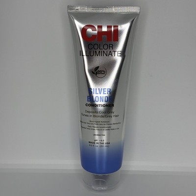 CHI Ionic Color Illuminate Conditioner Silver Blonde, 8.5 Oz.