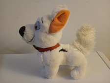 Disney Parks Bolt Plush 12" White Dog Stuffed Animal Disney Movie Superdog Offic