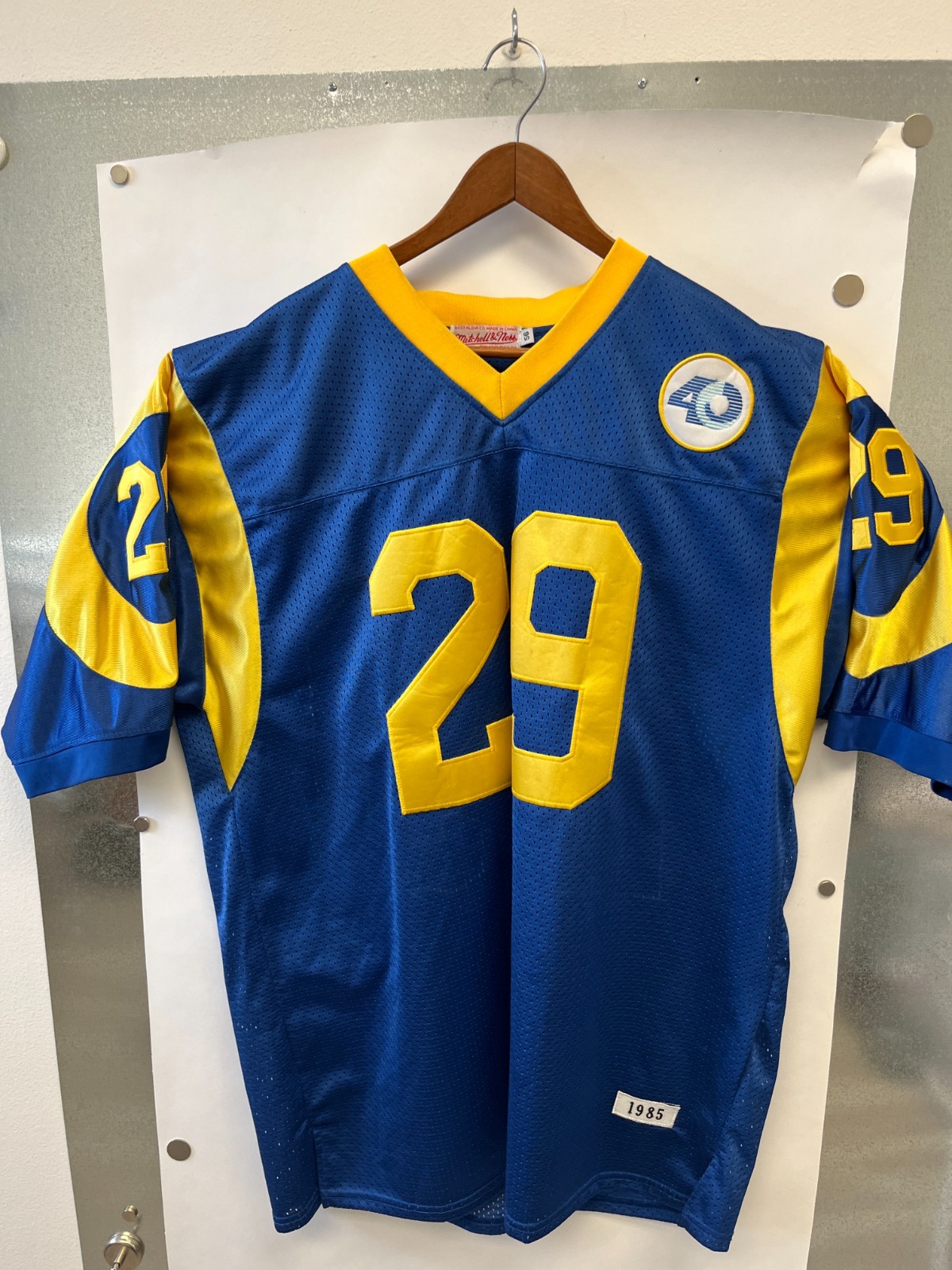 VTG Eric Dickerson Los Angeles Rams NFL Mitchell & Ness Authentic Jersey 56 DS68