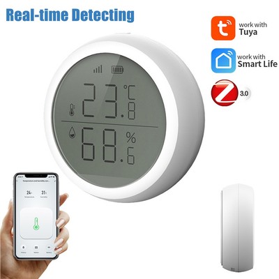 Tuya Smart Temperature Humidity Sensor Intelligence Scene Real-time Detecting