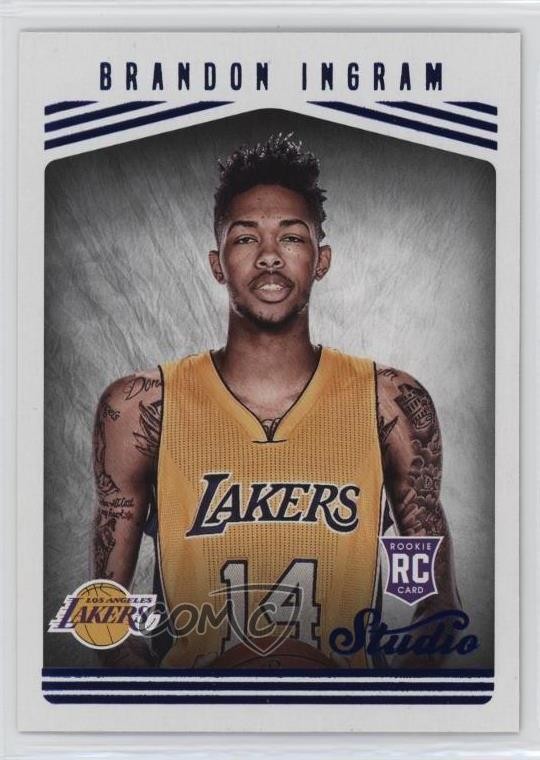 2016-17 Panini Studio Studio Edition Brandon Ingram #176 05v0