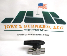 WHITEY , SS-43VF4 , SST 2-WAY VENTED BALL VALVE , 1/4" FNPT , CLEAN - USED