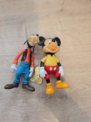 Vintage Walt Disney MICKEY MOUSE Goofy 5,5'' Figur Hong Kong Remco 1976. .