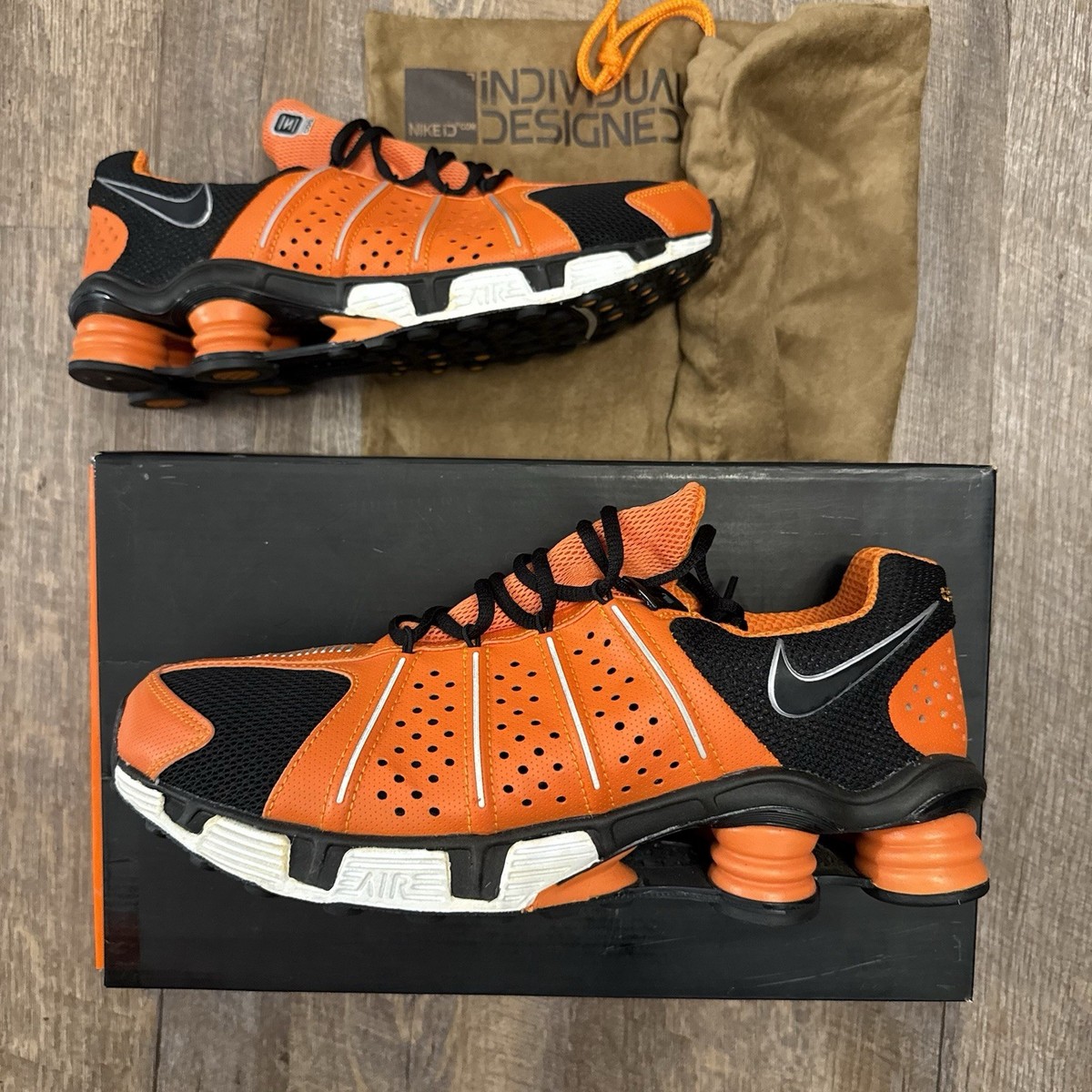 Nike Shox Cog Cognescenti iD Orange Black Size 12 Sneakers w/ Box  312957-991 | eBay