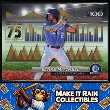 Blake Mitchell 2024 Bowman Bowman Scouts Top 100 #BTP-75 Kansas City Royals