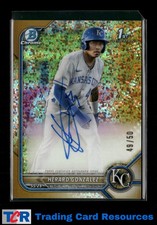 2022 Bowman Chrome #CPA-HG Herard Gonzalez Autographs Gold Mini-Diamond #/50