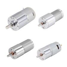 DC 6V/12V/24V 10-150RPM Gear Motor High Torque Electric Reduction Gearbox Motor