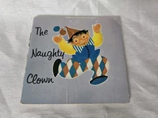 The Naughty Clown Maggy Larissa 1963 Golden Press RARE Kids Book Softcover