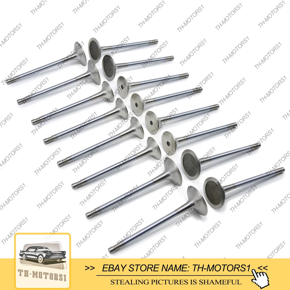 16x OEM Engine Intake Exhaust Valves For VW GTI GLI AUDI A3 A4 Q3 Q5 1.8T 2.0T Foto 3 de 4