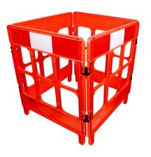 2 x JSP Workgate Safety Barriers 4 Sided