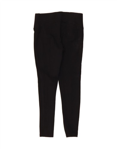 MARKS & SPENCER Womens Leggings UK 12 Medium Black Viscose DK08 - Picture 2 of 3