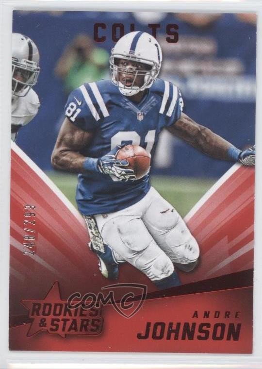 2015 Panini Rookies & Stars Retail Longevity Red /299 Andre Johnson #31 HOF 0u7