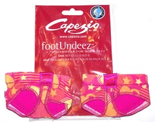 Capezio Jelz FootUndeez Shoe Foot Underwear Crush Star Heart Pink New NIP Women