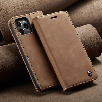For Samsung Galaxy S26 S25 S24 S23 Ultra Leather Case Wallet Cover Magnetic Flip