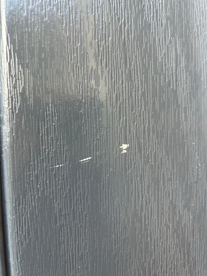 GREY COMPOSITE FRONT DOOR EXTERNAL EXTERIOR DOUBLE GLAZED ANTHRACITE