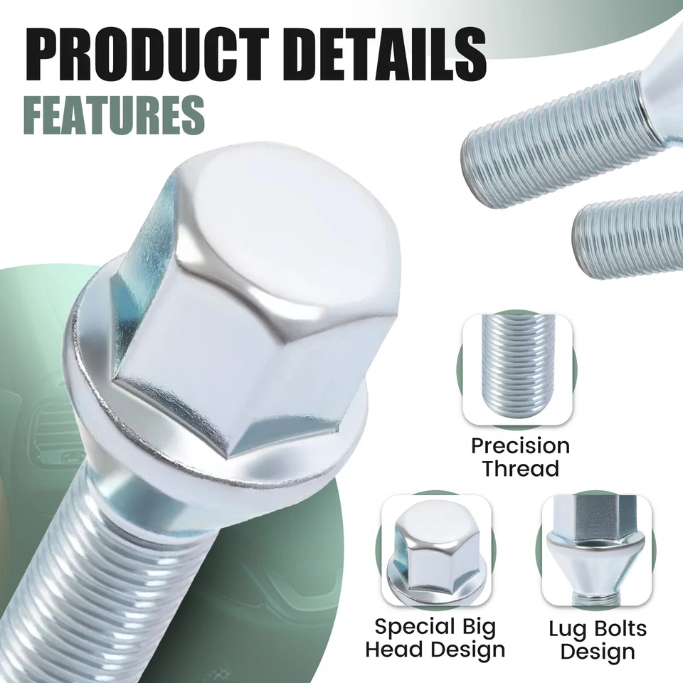 20 зажимных гаек для Jeep Cherokee Compass Dodge Dart Chrysler 200 12-22 - Изображение 3 из 4