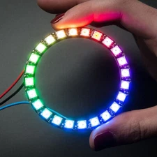 5V WS2812B 5050 RGB Full Color LED Ring Lights Pixel Lamp Individual Addressable
