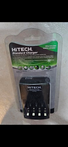 HITECH Standard Charger for AA/AAA Ni-Mh/Ni-Cd Batteries WY-105UL New - Picture 2 of 5