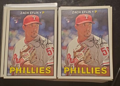 (1) 2016 Topps Heritage Zach Eflin Phillies RC QTY AVAIL