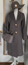 Nwt Gray Gold Button Coat With Hat Size Xs/s