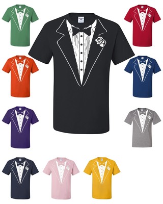 Tuxedo T-shirt Funny Wedding Prom 