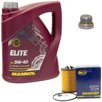 MotoröL Set 5 Liter + ÖLfilter + ÖLablassschraube FüR BMW 7Er 6Er 5Er X5 4.8I
