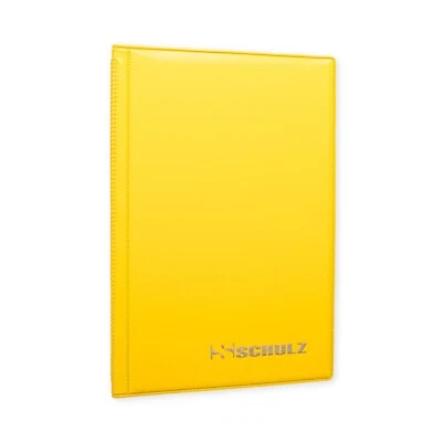 SCHULZ Coin Collection Album 50p London Olympic Storage Binder Holder 96 Lux YELLOW