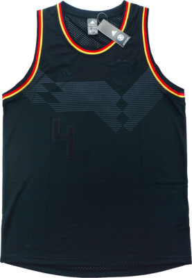 2018 Germany adidas Originals Seasonal Special Tank Top Black Iconic [CF9711]