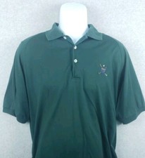 Polo Ralph Lauren Mens Short Sleeve Polo Shirt Green Golf Crest