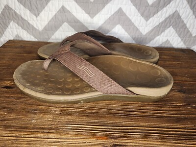 Vionic 44 Wave Flip Flops Sandals Unisex Tan/Brown Men SZ Men 8 Women 7 Vionic Wave - Unisex Orthotic Sandals - Free Shipping main image 3